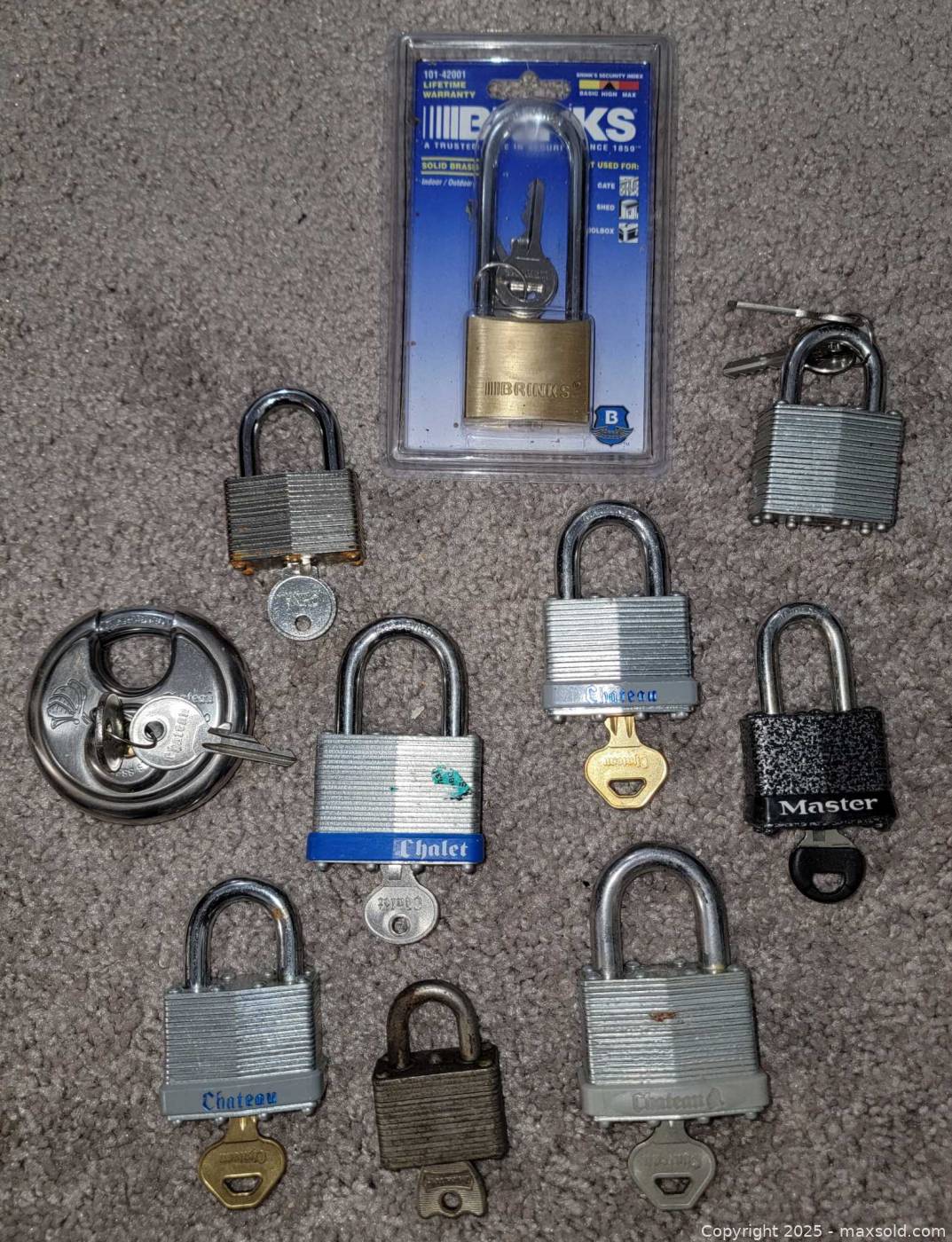 Assorted Padlocks Assorted padlocks, 10 pieces | Maxsold