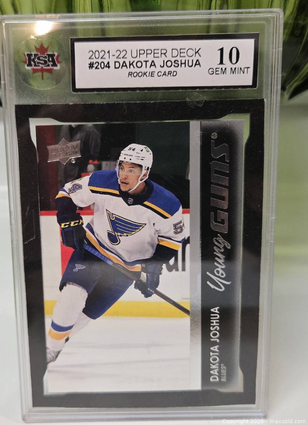 Josh Rutledge Rookie Card 2021-22 Upper Deck Young Guns Dakota Joshua rookie card KSA 10 | Maxsold