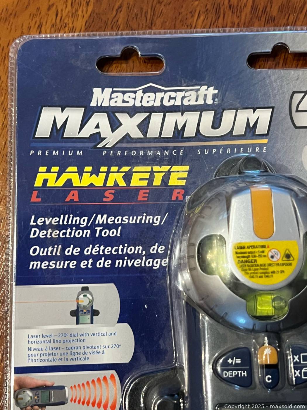 Mastercraft Maximum Hawkeye Laser 4-in-1 Levelling Tool | Maxsold