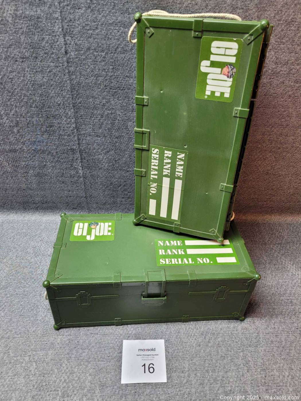 GI Joe storage boxes, figures, accessories | Maxsold