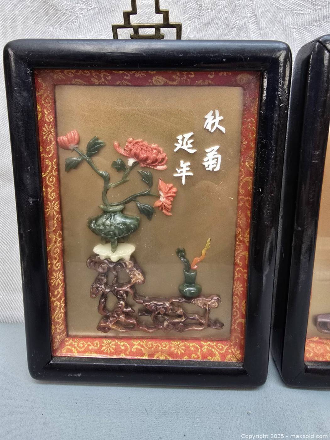 Vintage Bronze Door Knocker Used As A Wall Hanging In Mumbai Stock