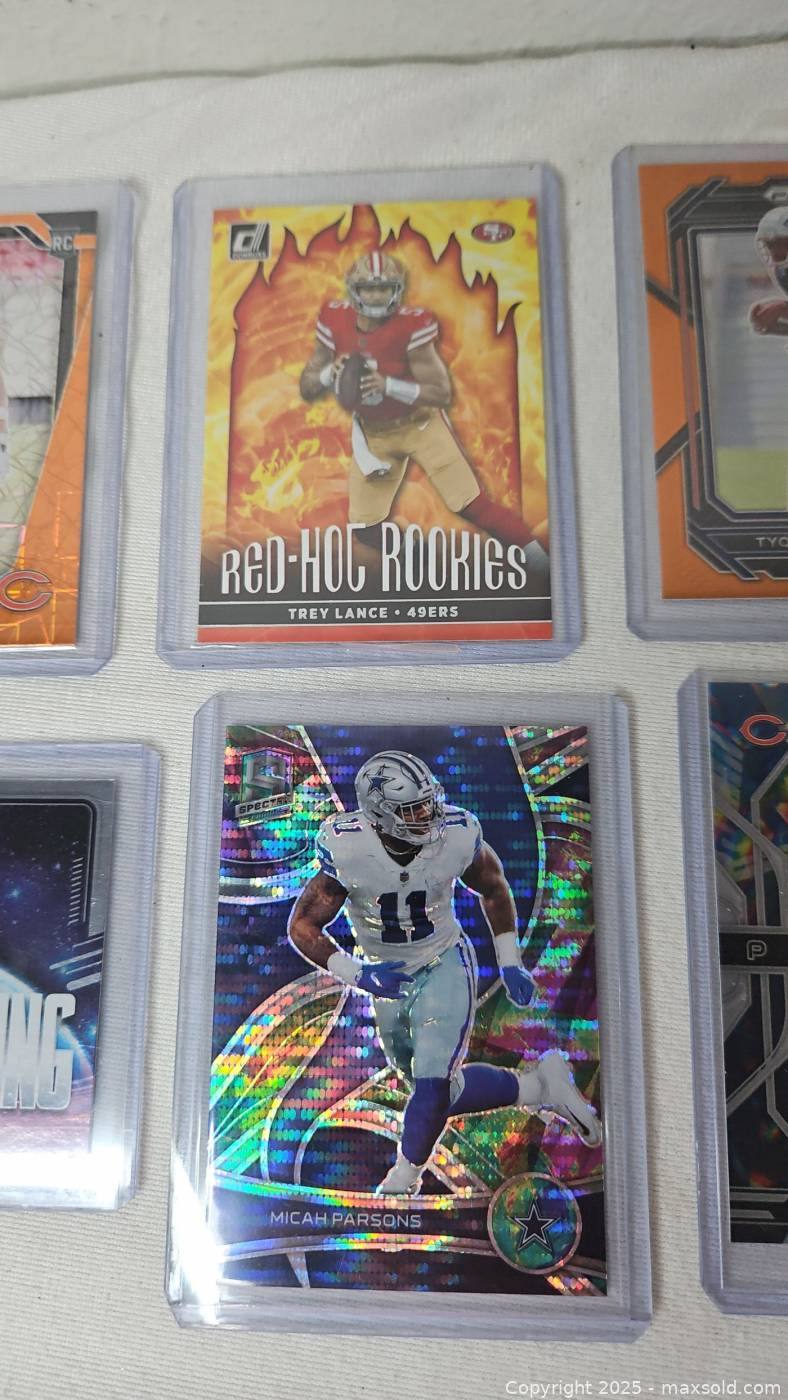 NFL rookie & insert trading cards, 6 | Maxsold
