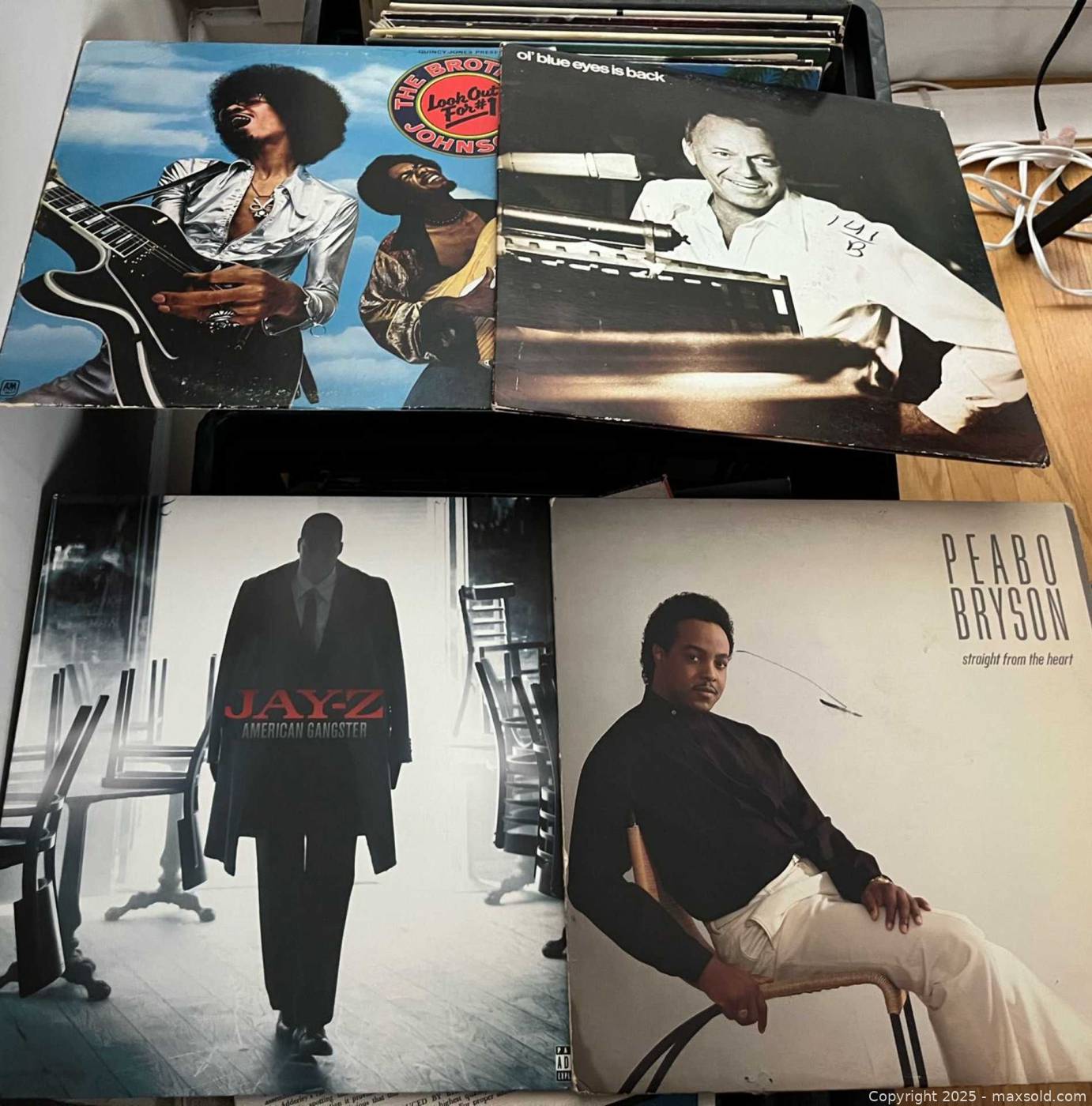 Two Crates Of Vinyl Records – Jazz, Hip-Hop, Soul, Pop | Maxsold