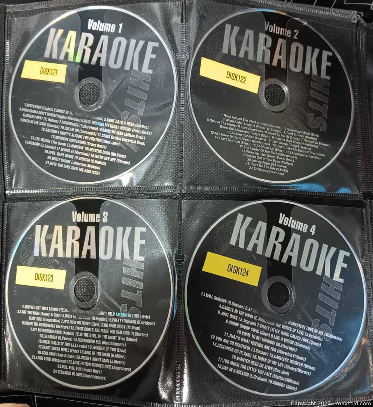 27 Karaoke Hits CD+G discs Vol.1-27 | Maxsold
