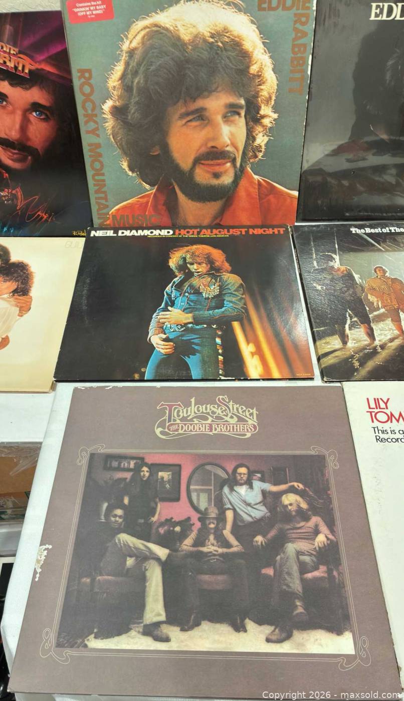10 Vintage Rock & Pop Vinyl LP Records | Maxsold