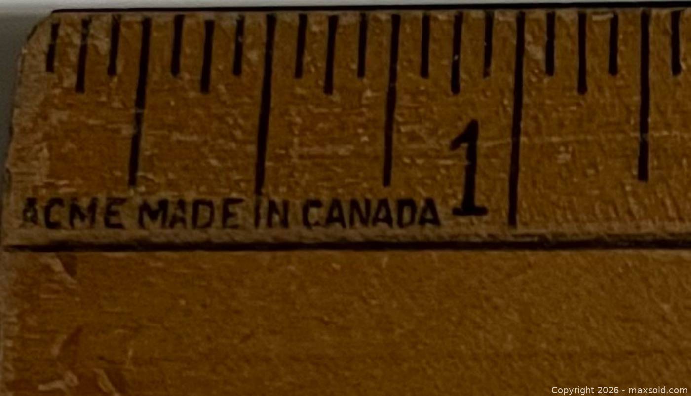 Vintage 15 Inch Wooden Ruler | Maxsold