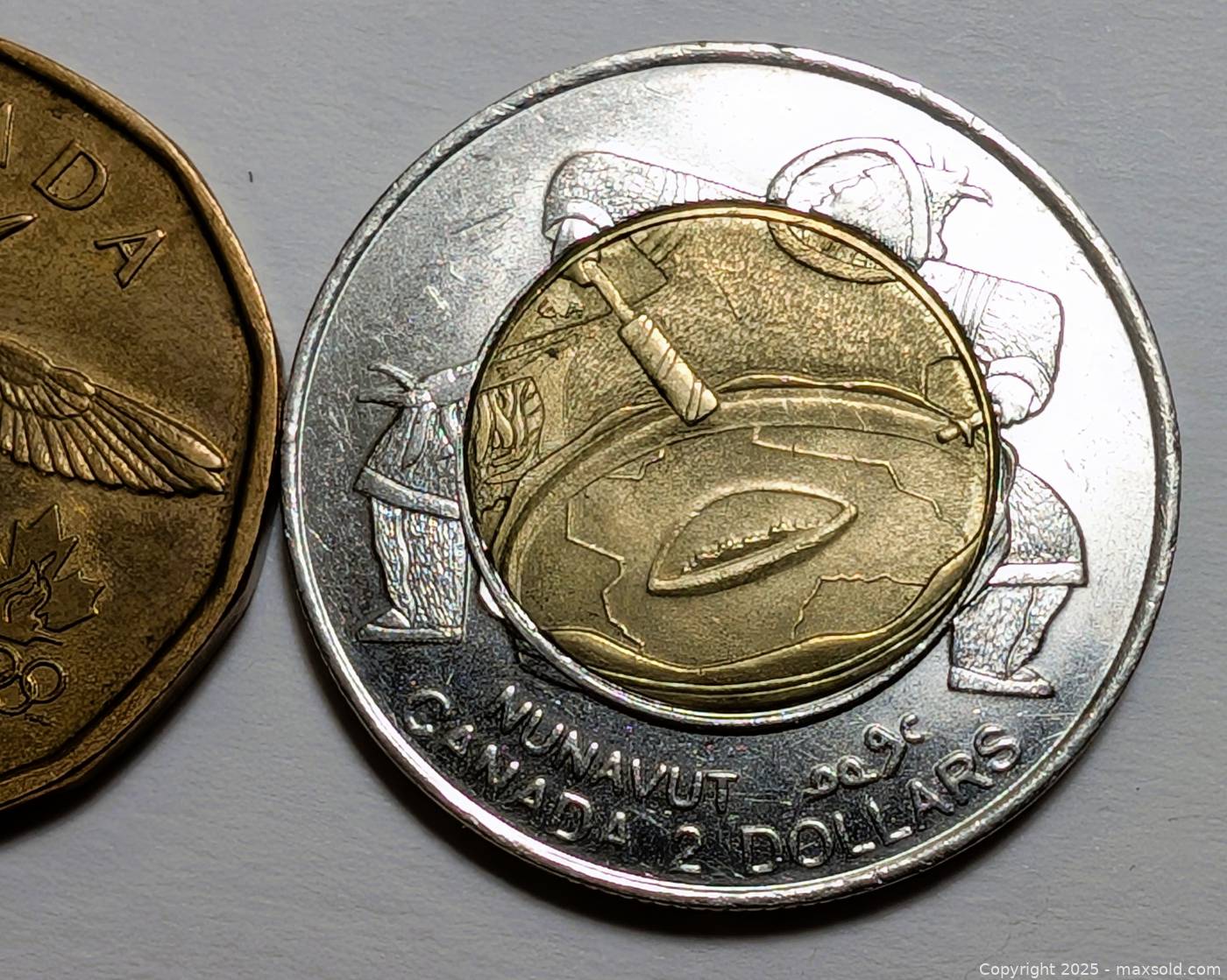 Canadian variant dollar and two dollar coins | Maxsold