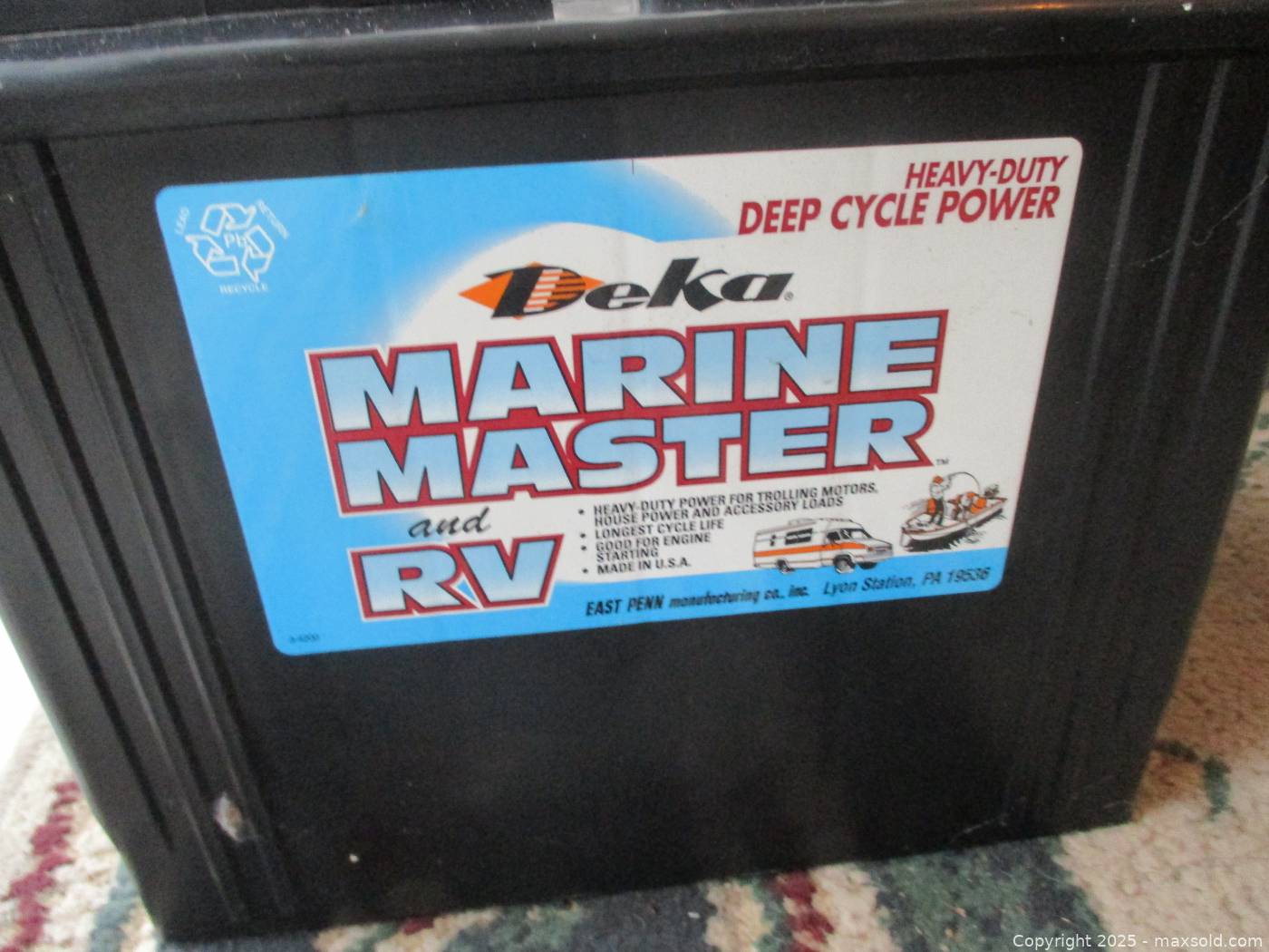 Deka Marine Master RV deep cycle battery | Maxsold