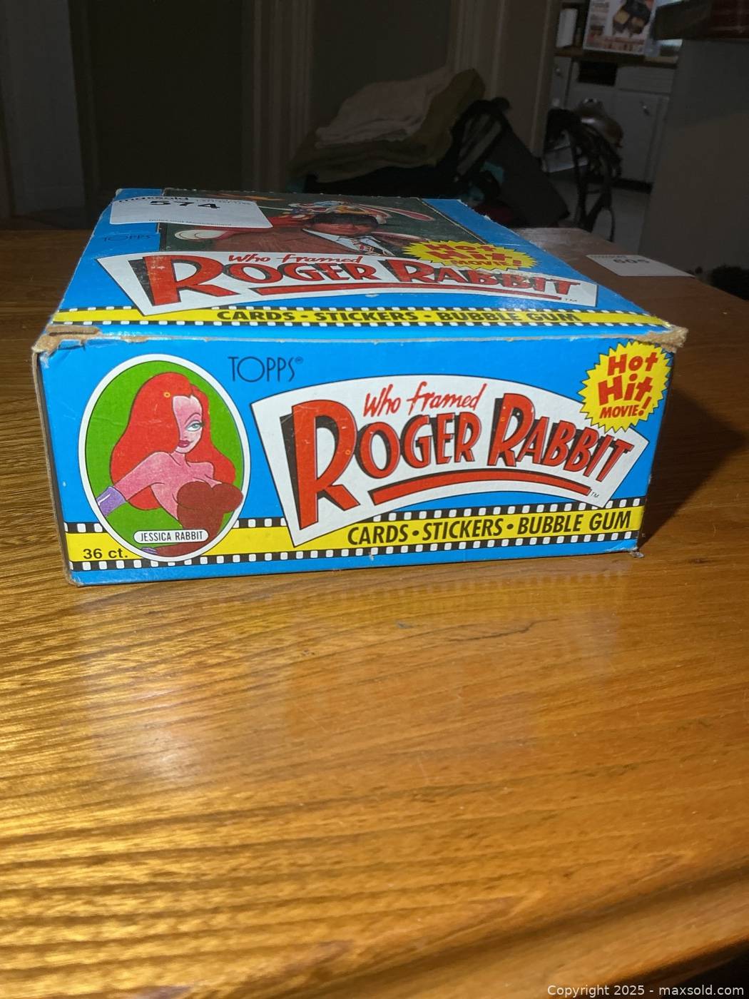 Who Framed Roger Rabbit trading card box | Maxsold