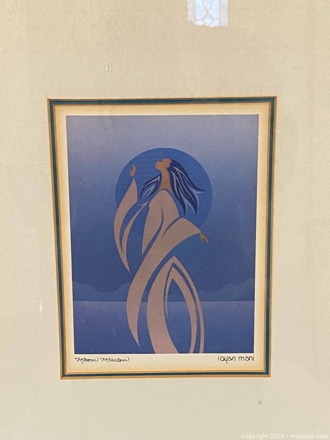 Framed Maxine Noel print 