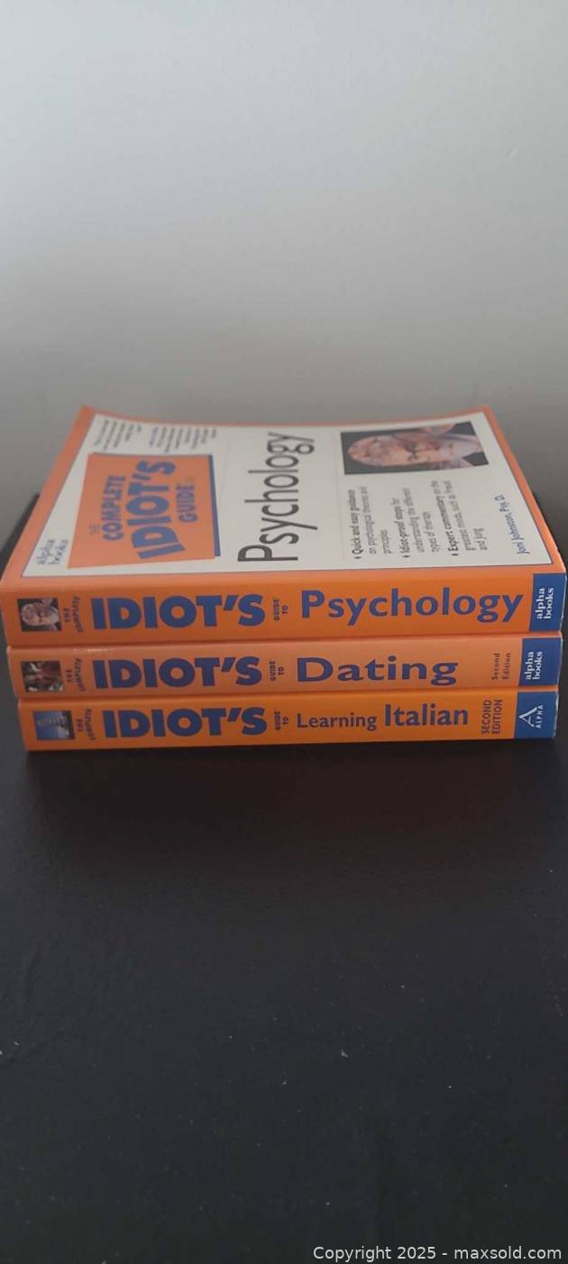 The Complete Idiot S Guide Paperback Trio Maxsold