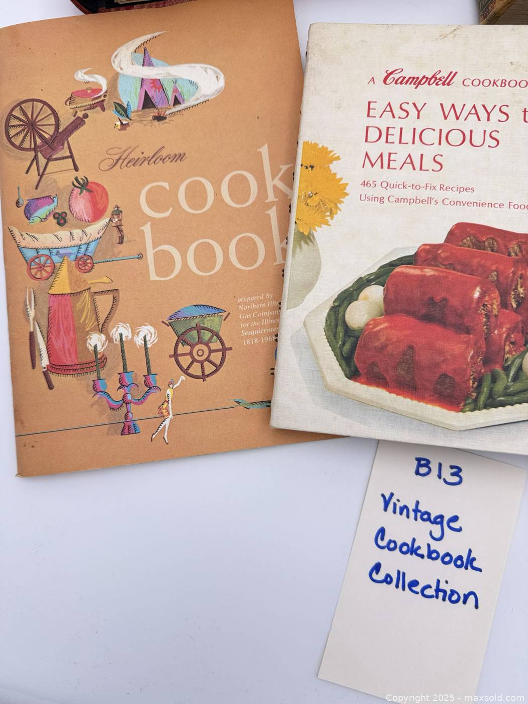 Vintage cookbook lot, 5 titles | Maxsold