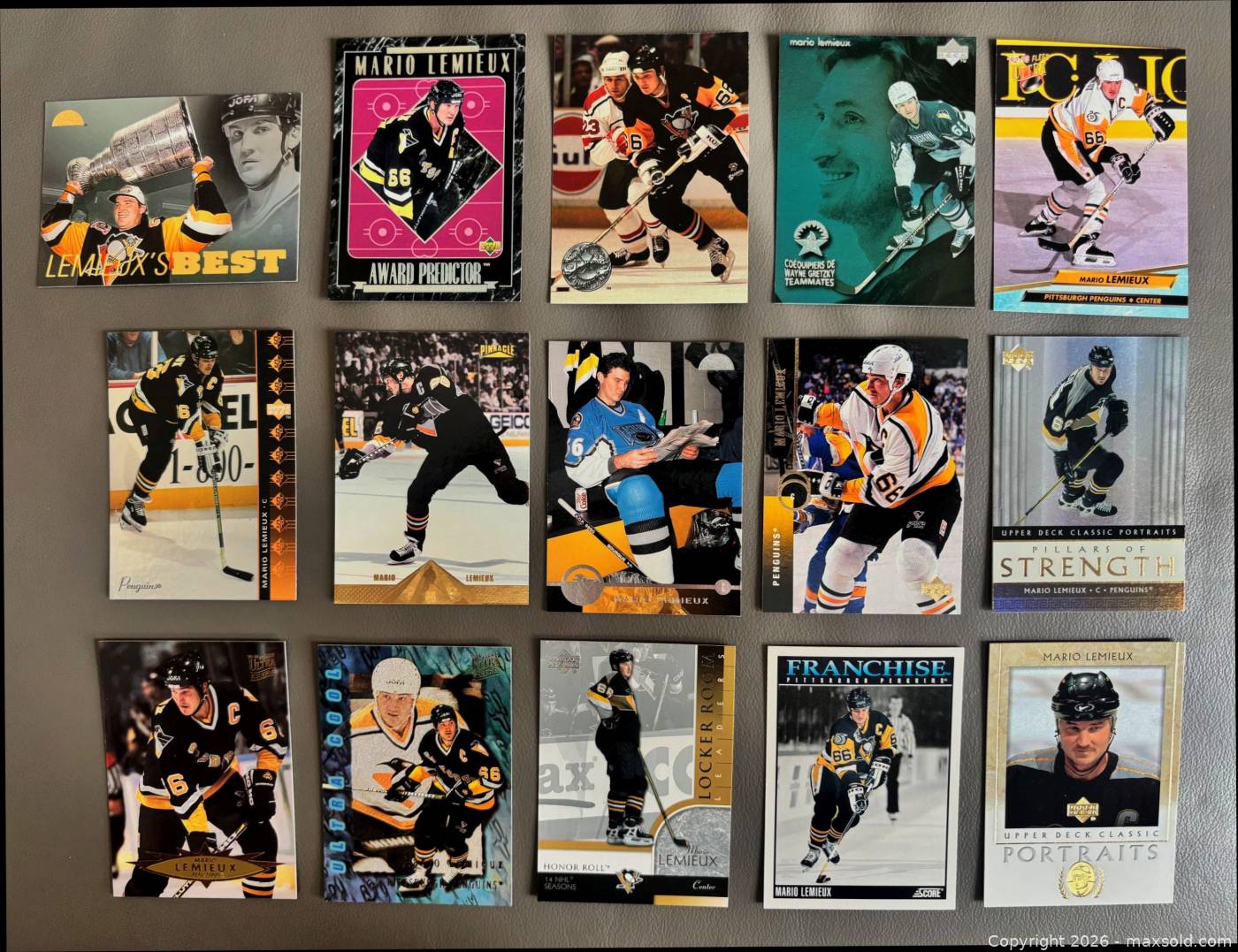 50 Mario Lemieux Hockey Cards 1989 2003 Maxsold 50-mario-lemieux-hockey-cards-1989-2003-maxsold