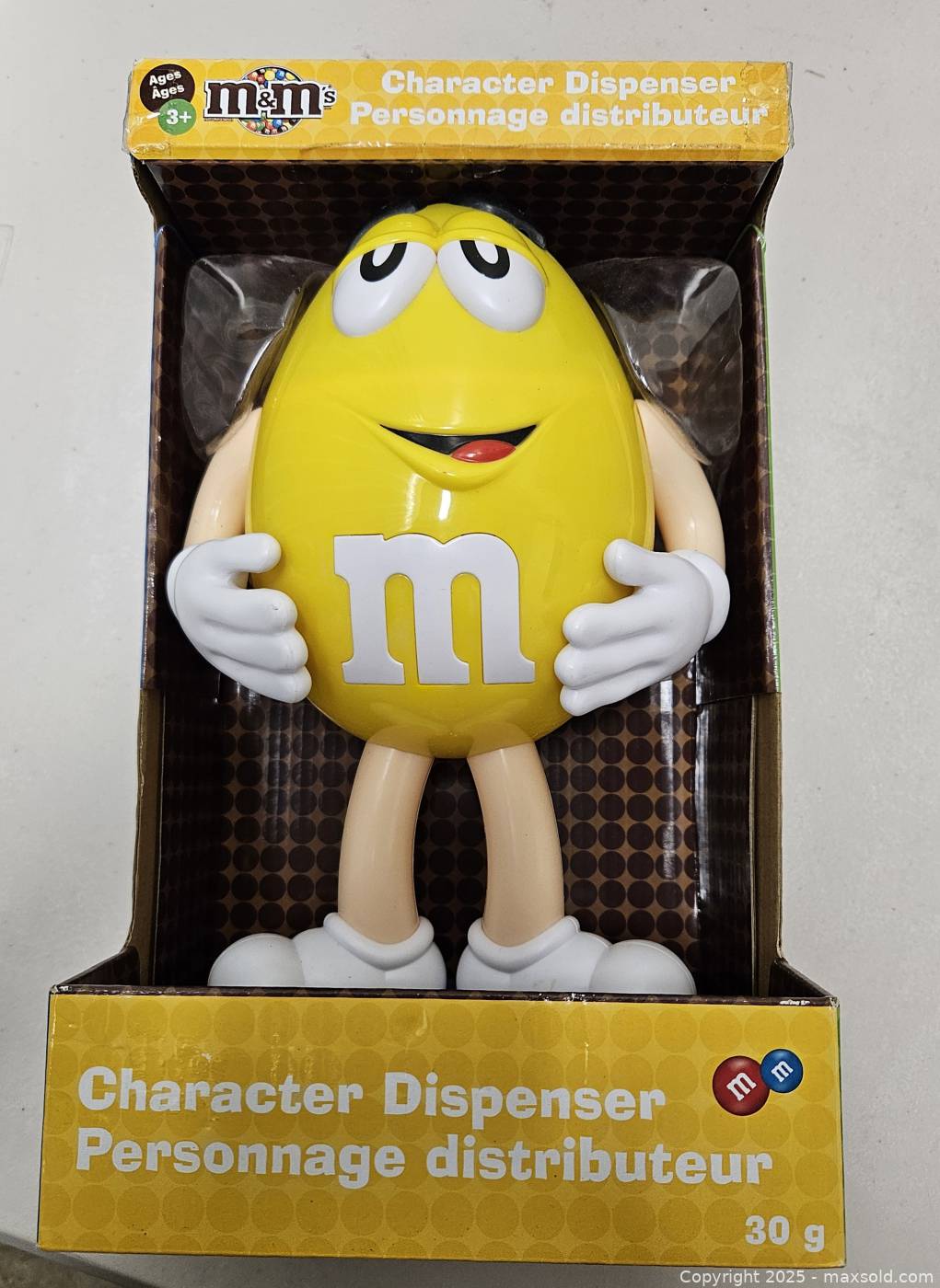 M&M's Yellow Character Candy Dispenser | Maxsold