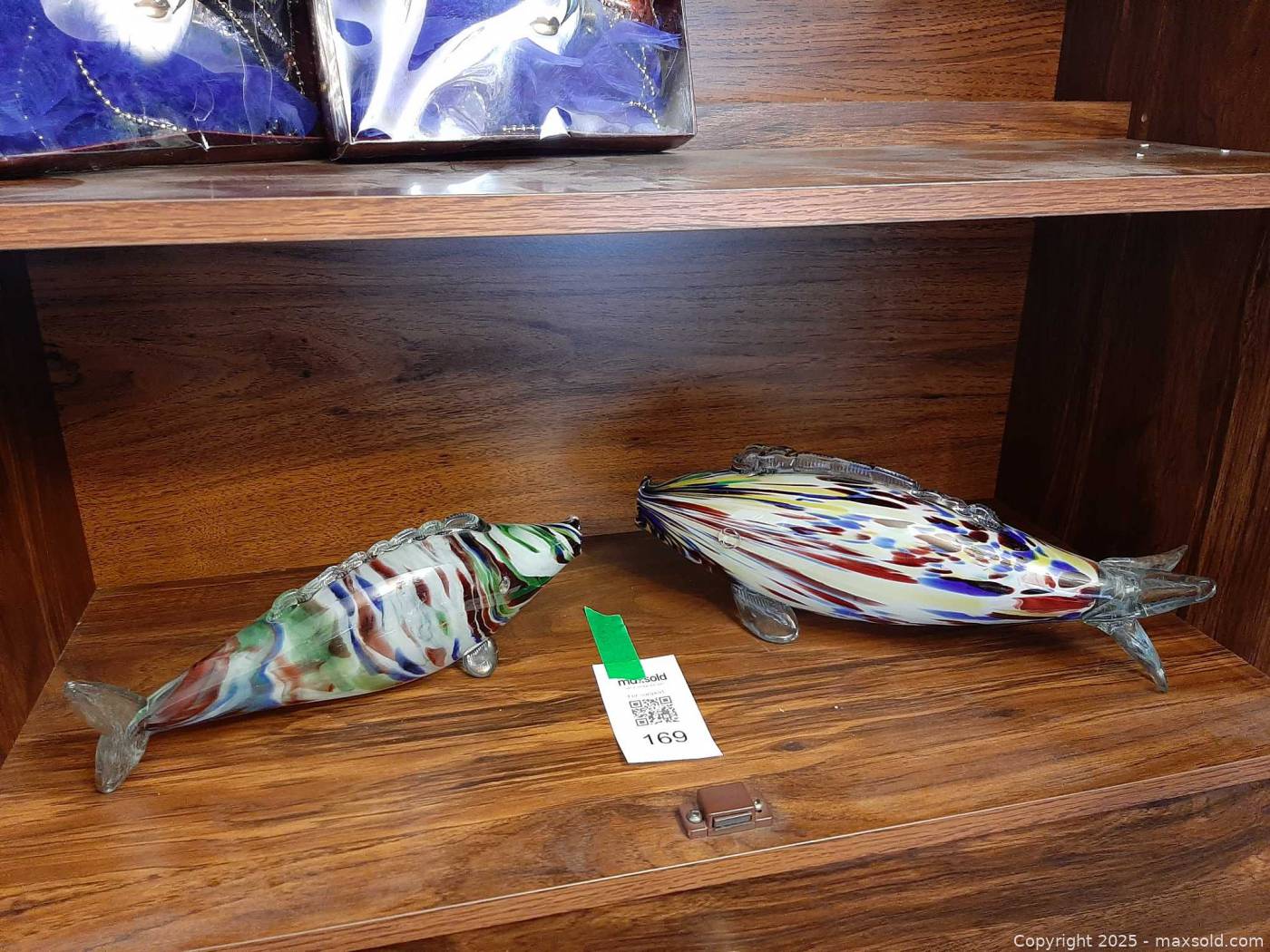 Picture Idea: Murano Hand Blown Multicolor Glass Fish Figurines