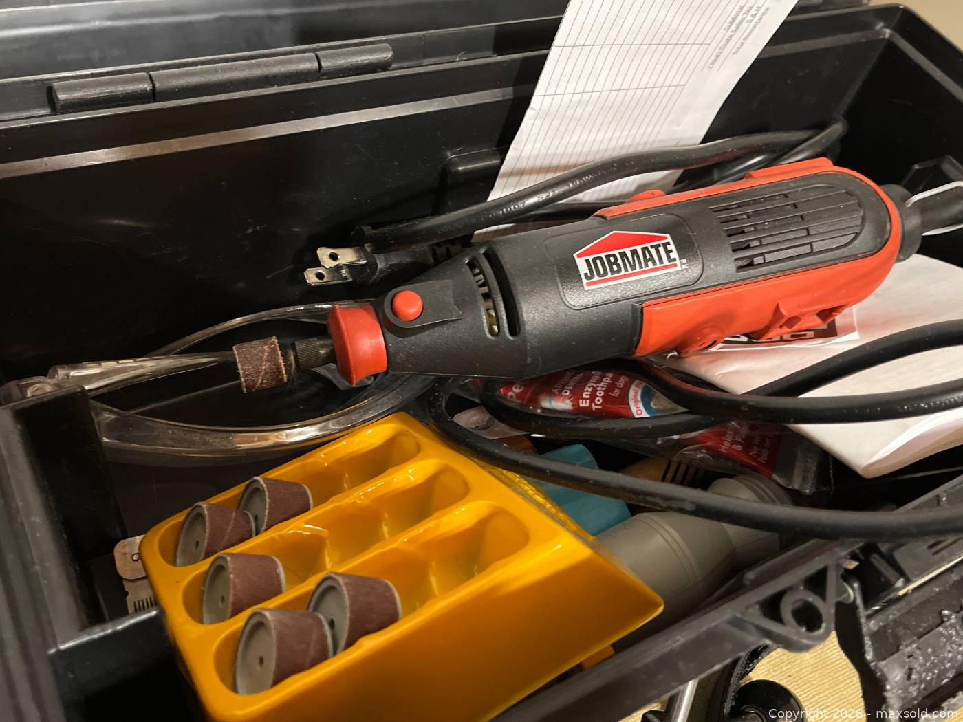 Jobmate corded rotary tool kit | Maxsold