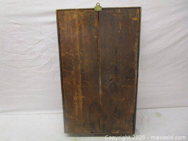 Vintage wooden mechanical wall clock | Maxsold