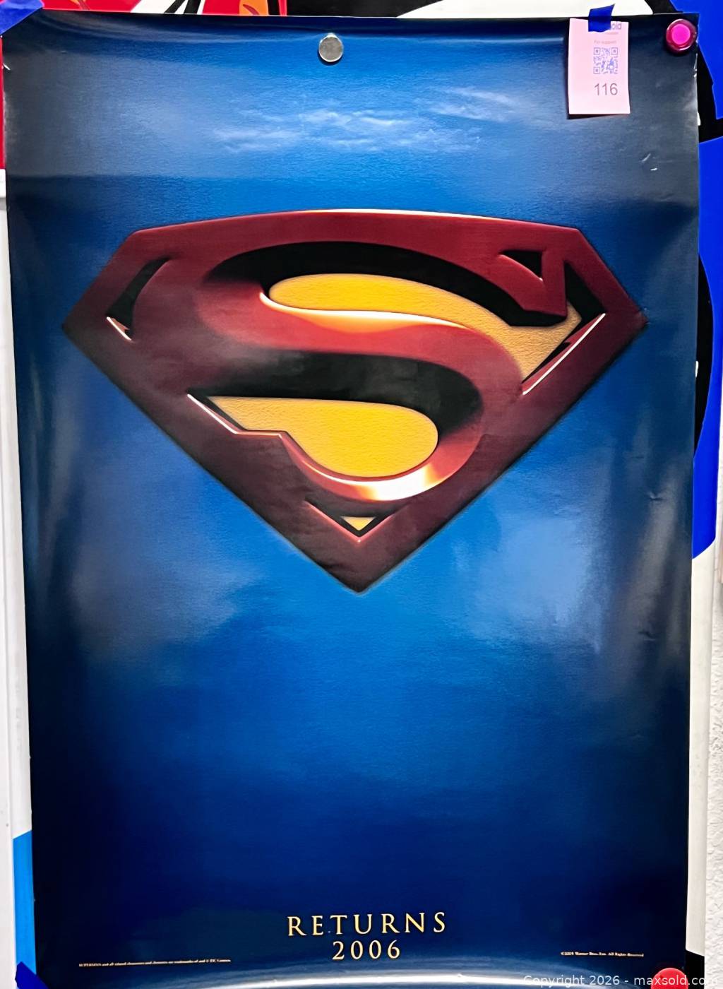 2005 Superman Returns double-sided poster 27