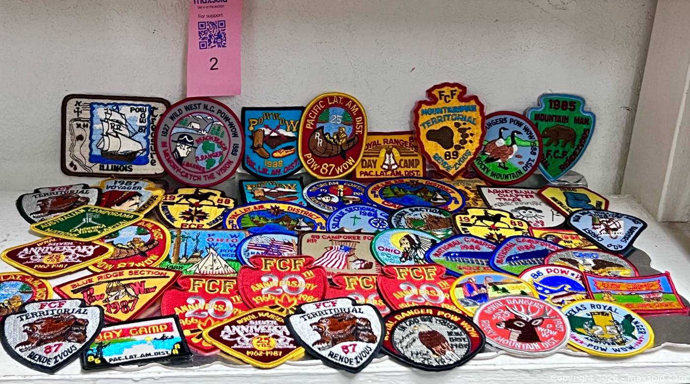 Royal Rangers embroidered patches 1986-1989, 49 pcs | Maxsold