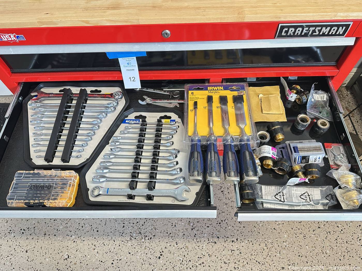 Assorted hand tools and fittings | Maxsold