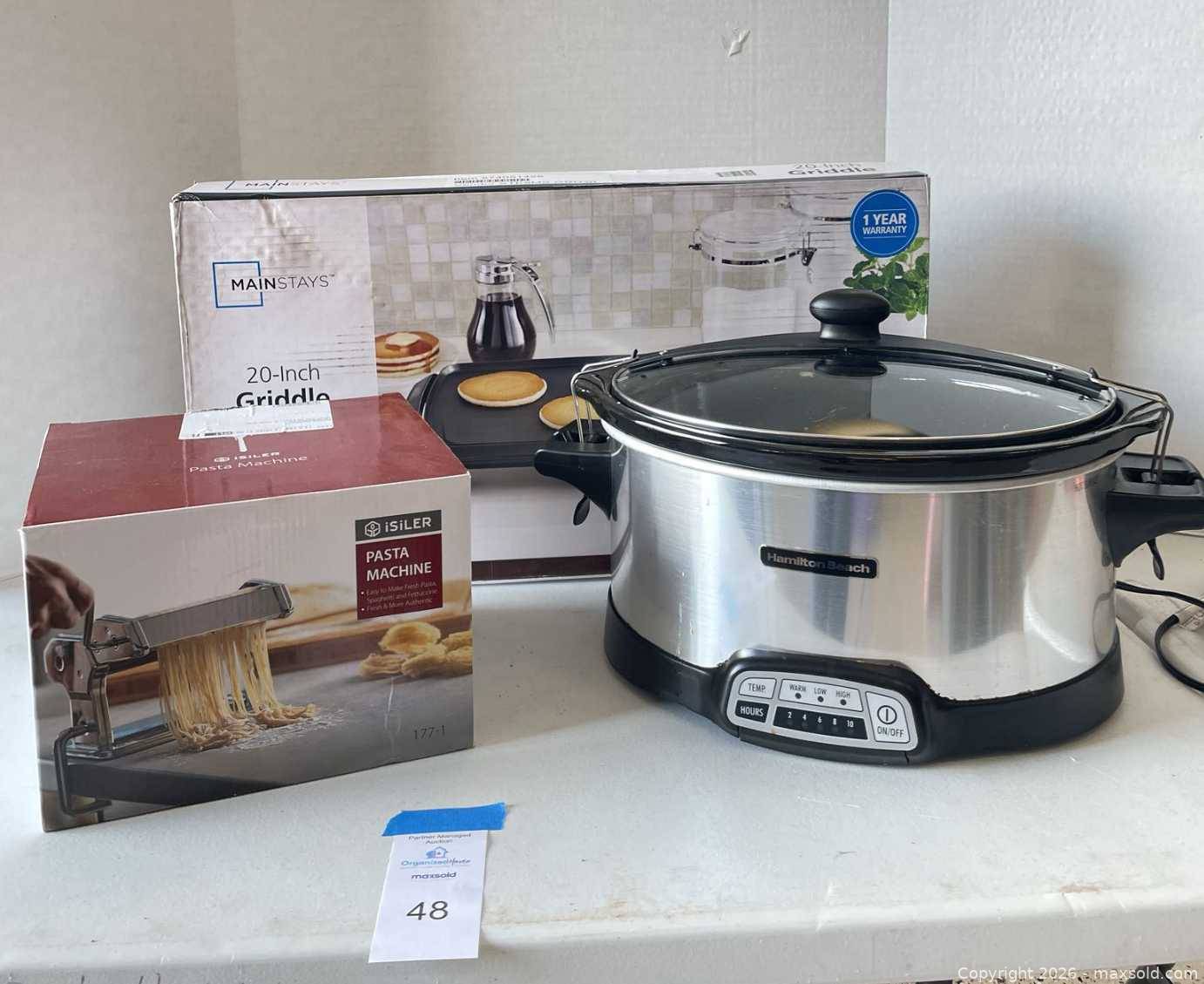 Hamilton Beach slow cooker, boxed 20