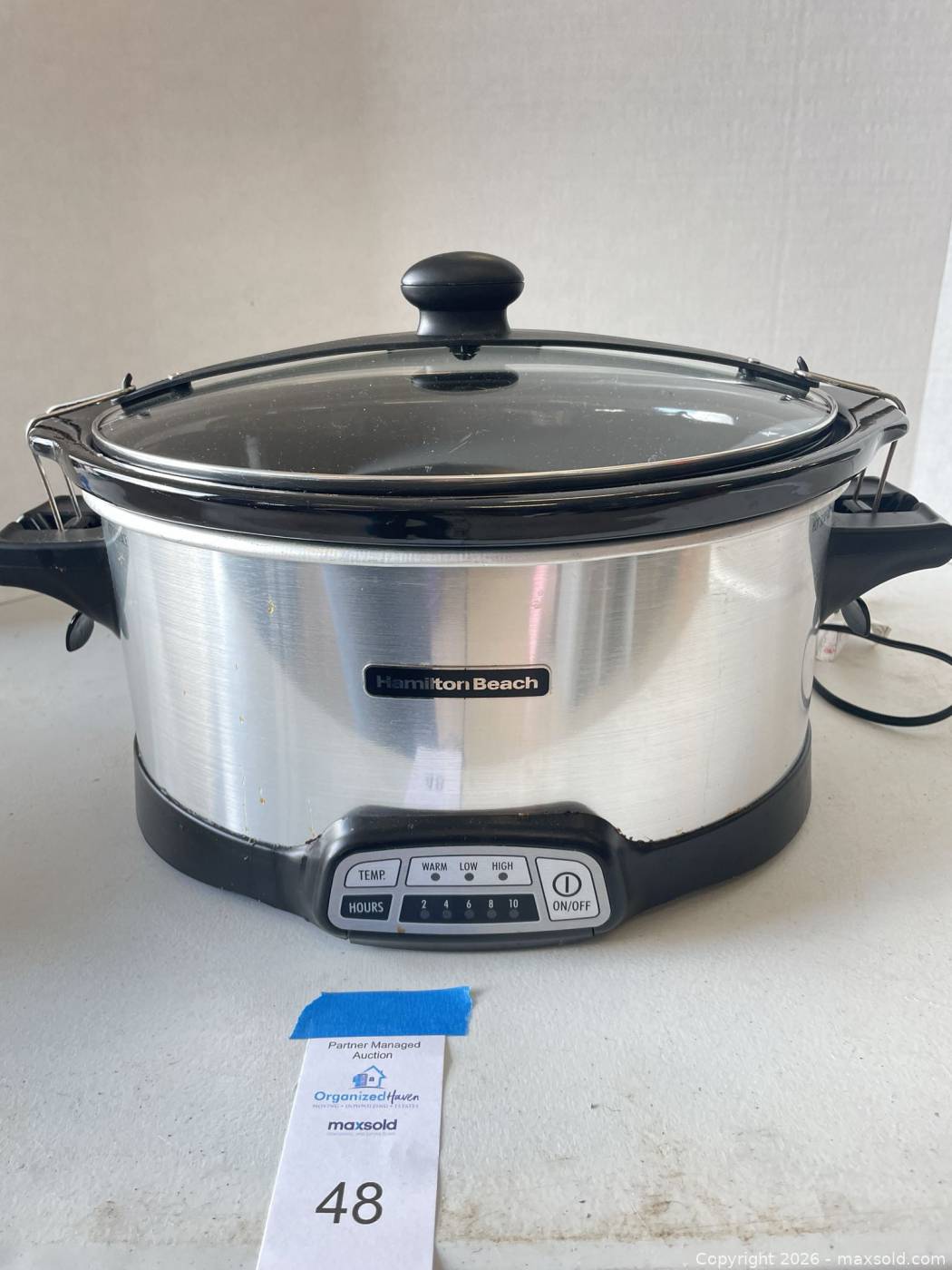 Hamilton Beach slow cooker, boxed 20