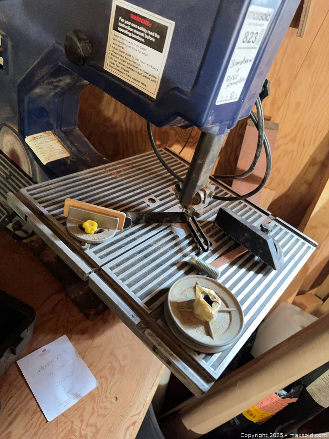 Busy Bee Tools B324 3-Wheel Bandsaw & Disc Sander | Maxsold