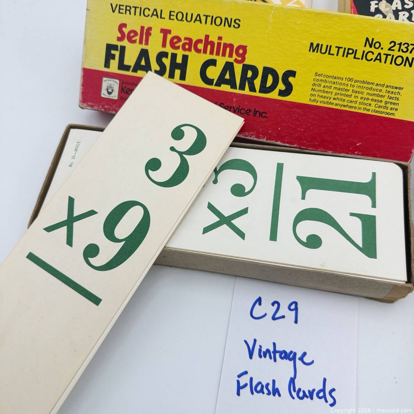 Vintage Flashcard Collection | Maxsold