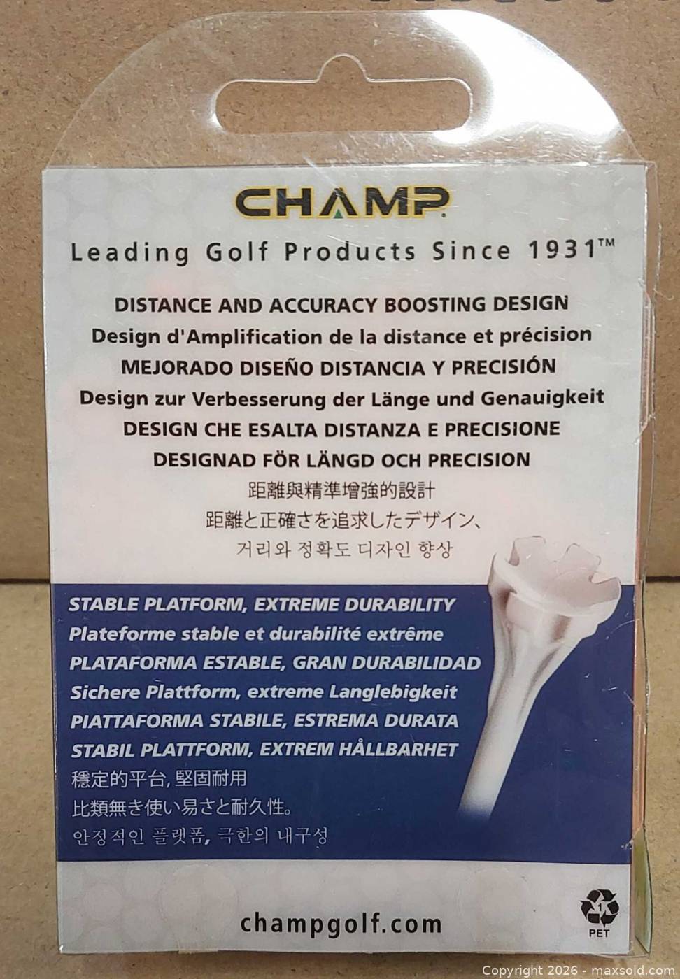 Champ Fly Tee 2-3/4