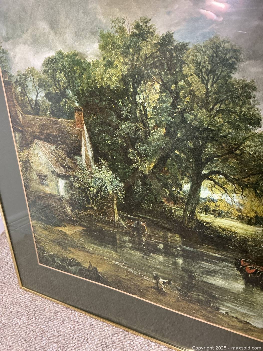 Framed Photo Rural Area Framed Rural Landscape Print 26x18