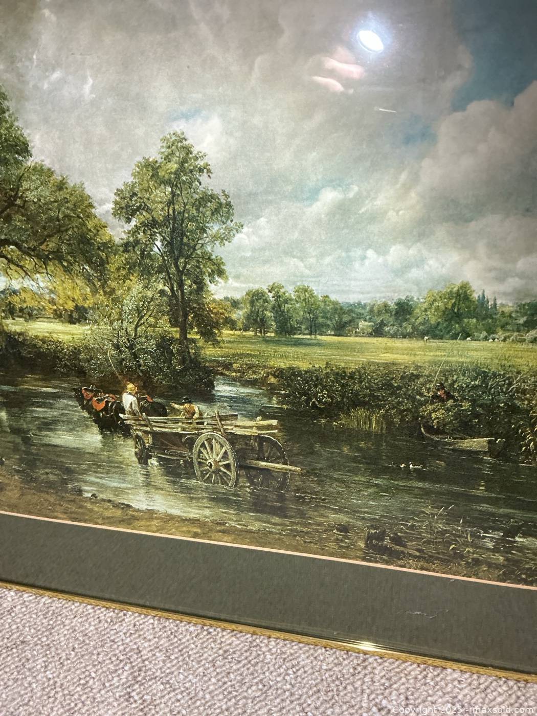 Framed Photo Rural Area Framed Rural Landscape Print 26x18