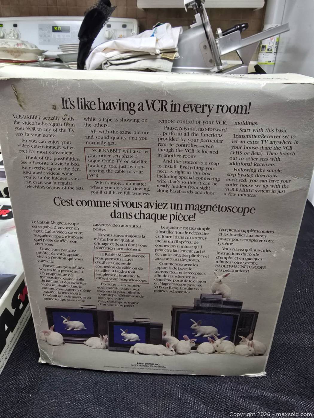 8 Rabbit VCR Multiplying System TR-7000 | Maxsold