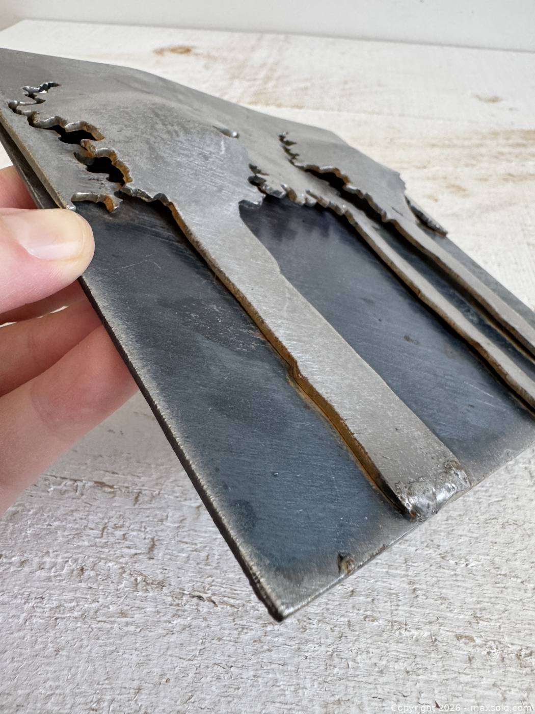 Photo inspiration: Visual Reference: Vintage Welded Steel Trees Wall Art Tile