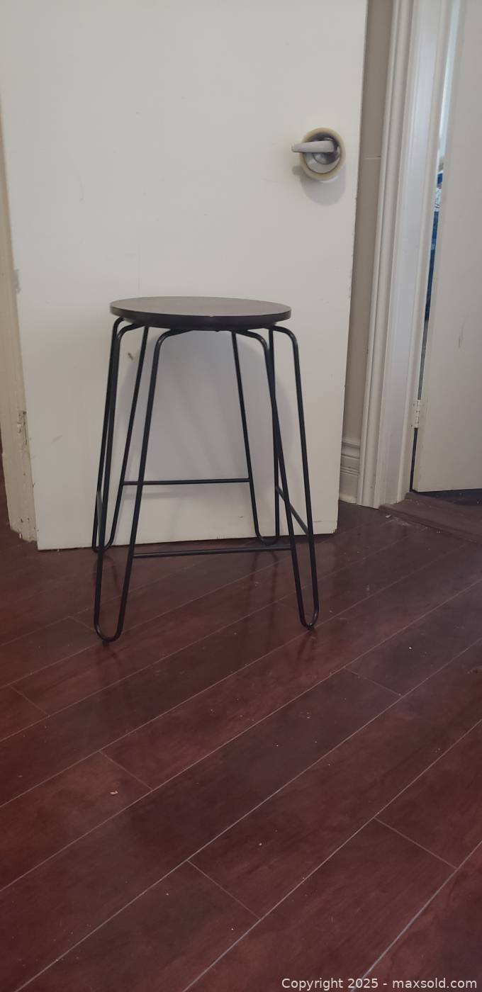 Ikea low-rise rocker chair & stool | Maxsold