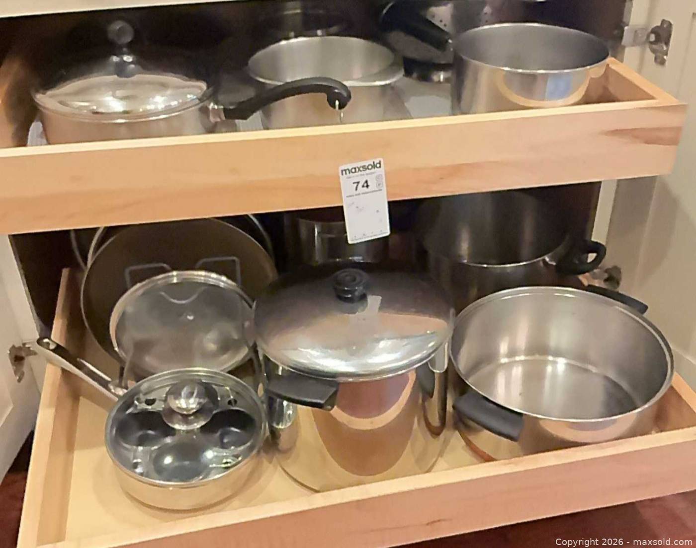 Mixed Stainless Steel Cookware Lot | Maxsold