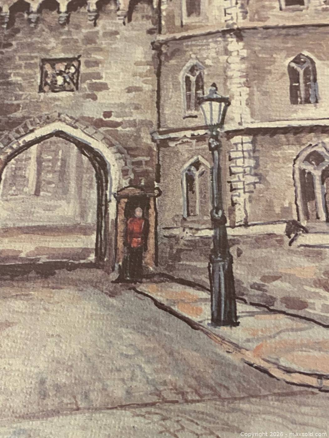 Framed Marsden Prophet “Windsor Castle” print | Maxsold