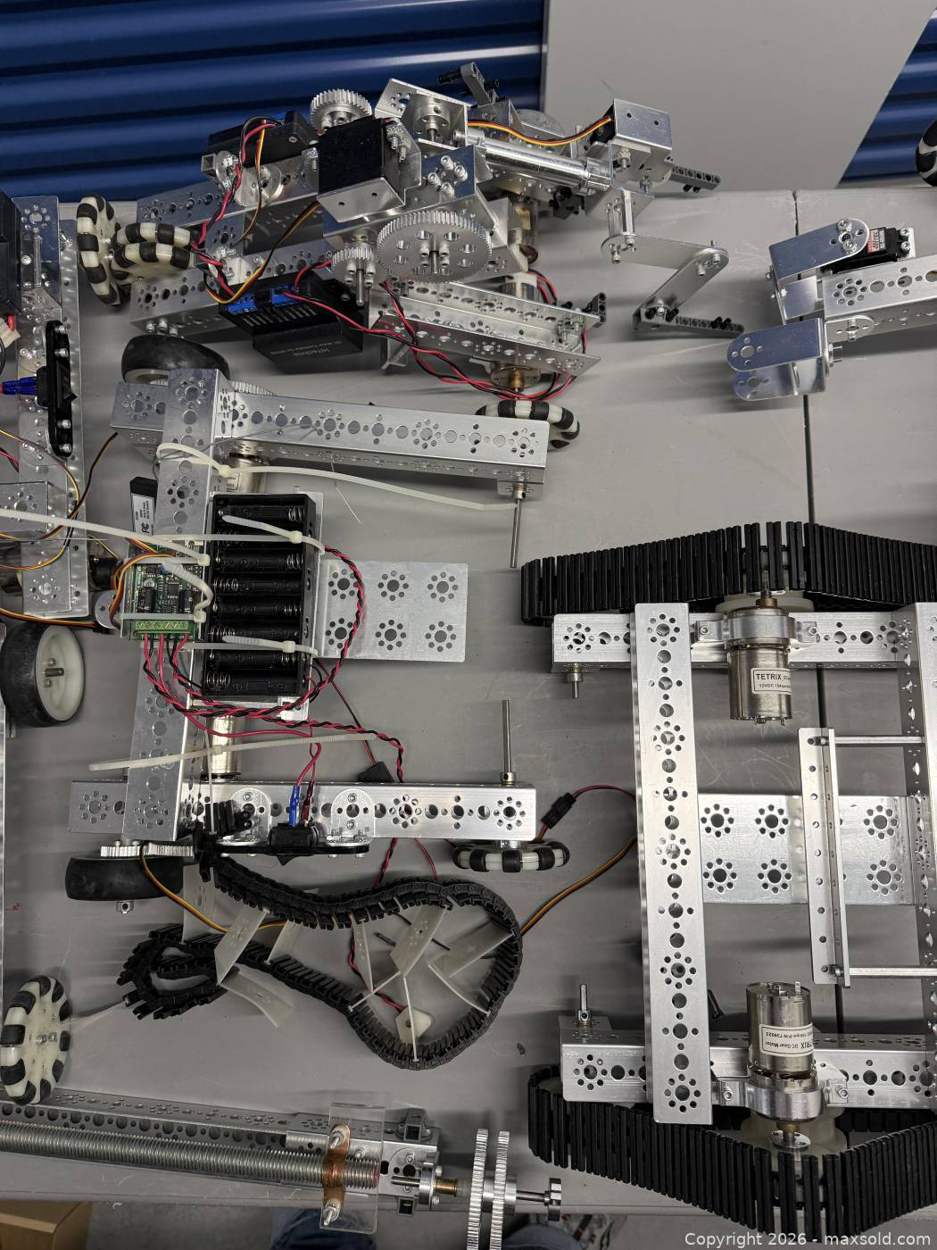 Rev Robotics Standoff Robotics components lot with TETRIX frames, REV Expansion Hub ...