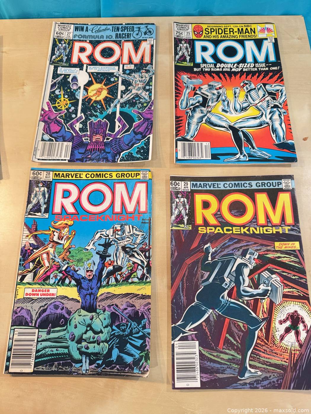 ROM Spaceknight comic lot, 8 issues | Maxsold