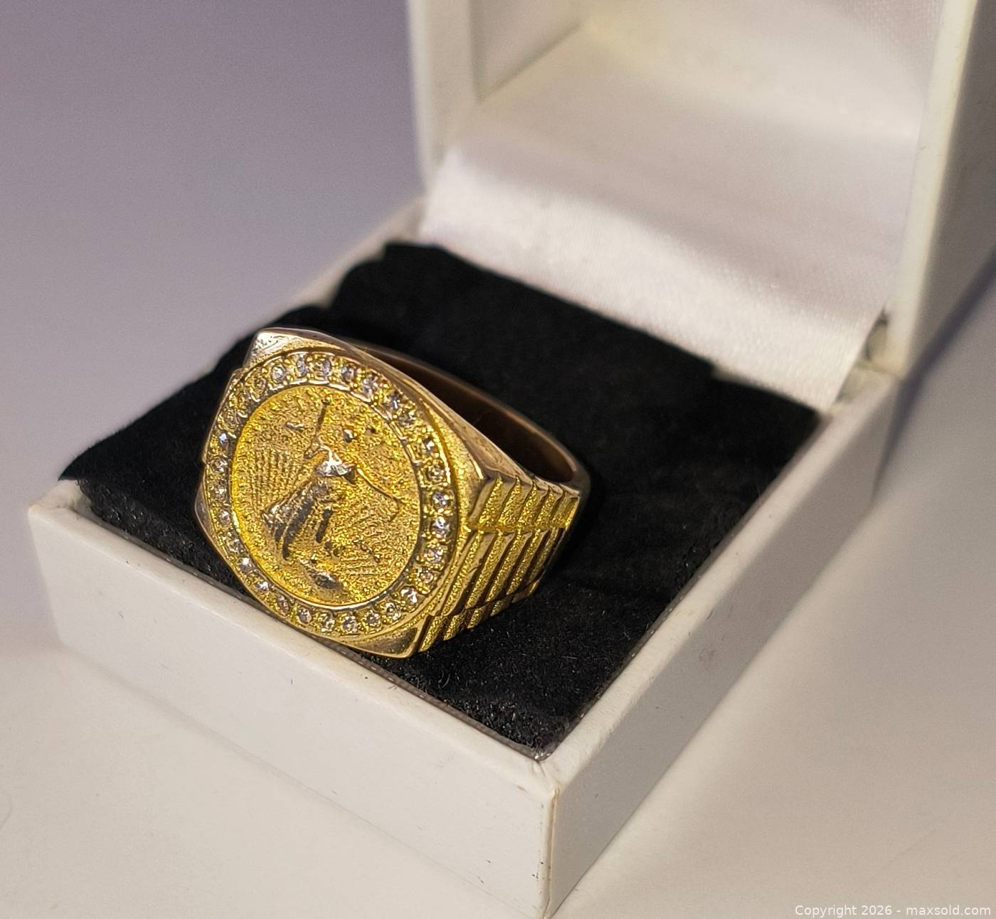 Statue Rng Gold-tone Statue of Liberty ring | Maxsold