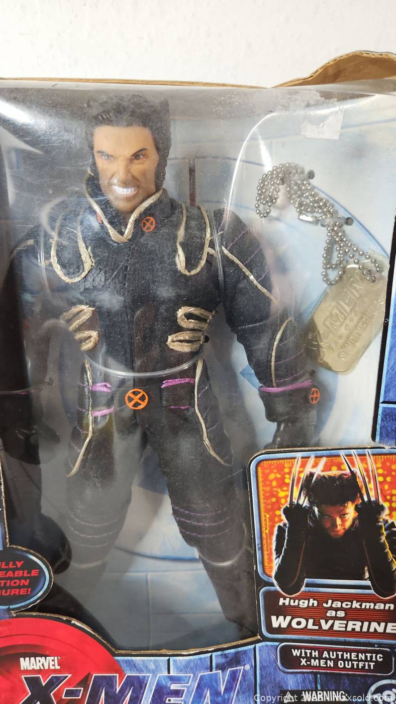 X2 X-Men United Super Poseable Wolverine Movie Jackman Toybiz 2003 Complete Mint