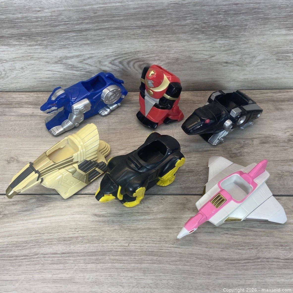 Power Rangers 1995 McDonald's Roller Zords set of 6 | Maxsold