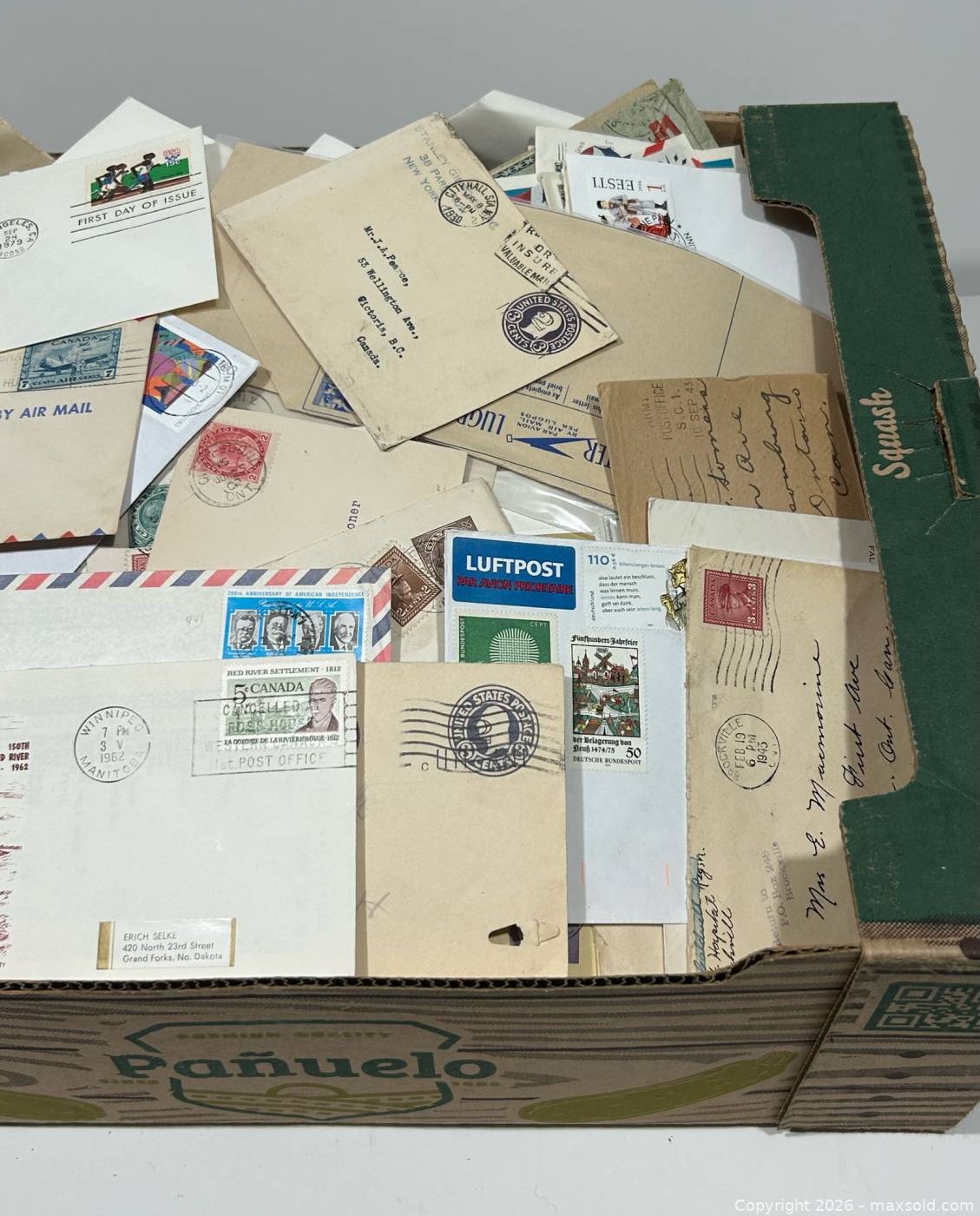 Vintage Covers And First Day Covers Collection | Maxsold