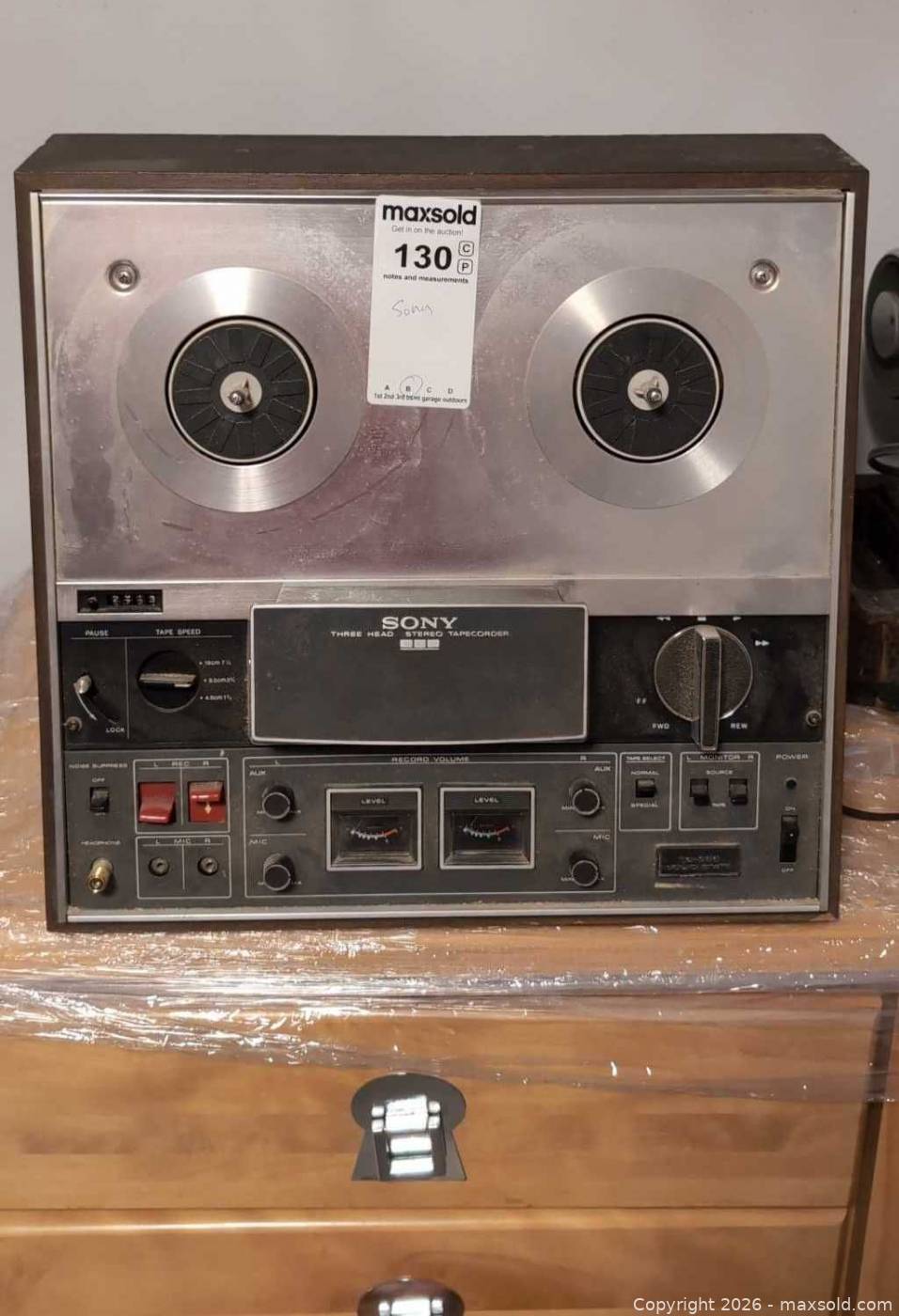 Sony Rv666 Sony TC-666 Reel-to-Reel Tape Recorder | Maxsold