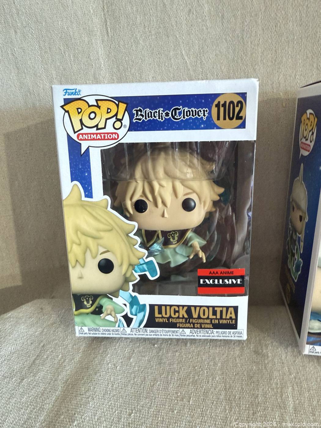 Funko Pop Black Clover Luck Voltia & Charlotte figures Maxsold