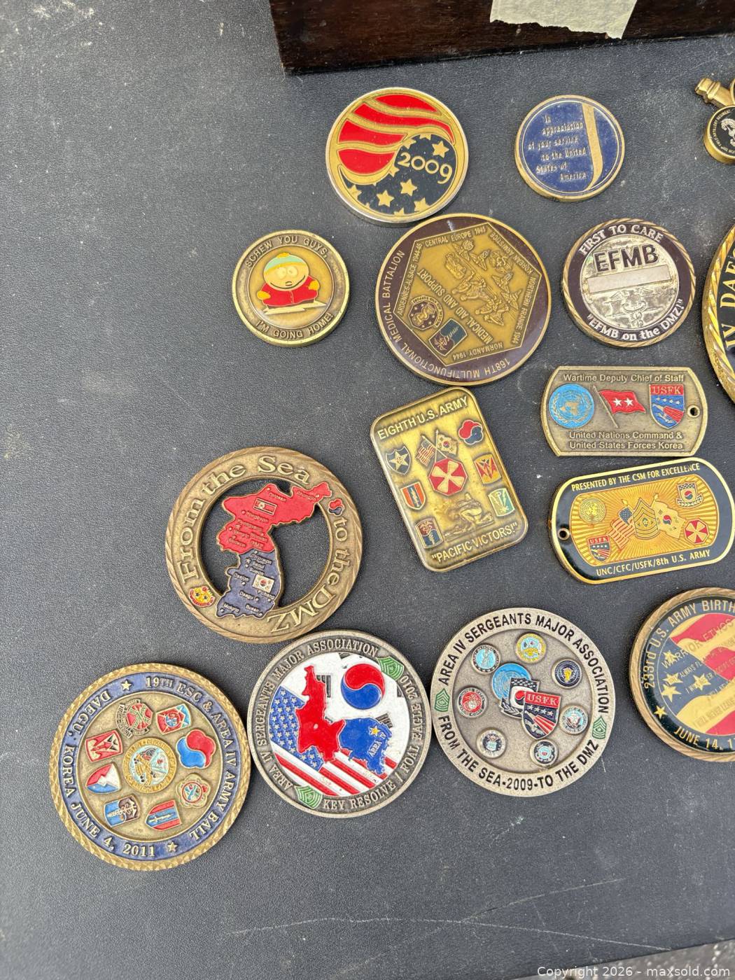 Approximately 20 Military Challenge Coins | Maxsold