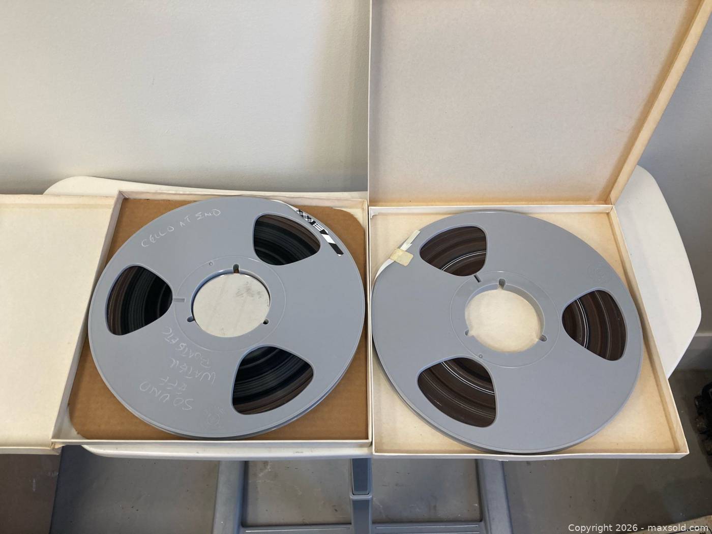 10 quarter-inch audio tapes on 10.5-in reels | Maxsold