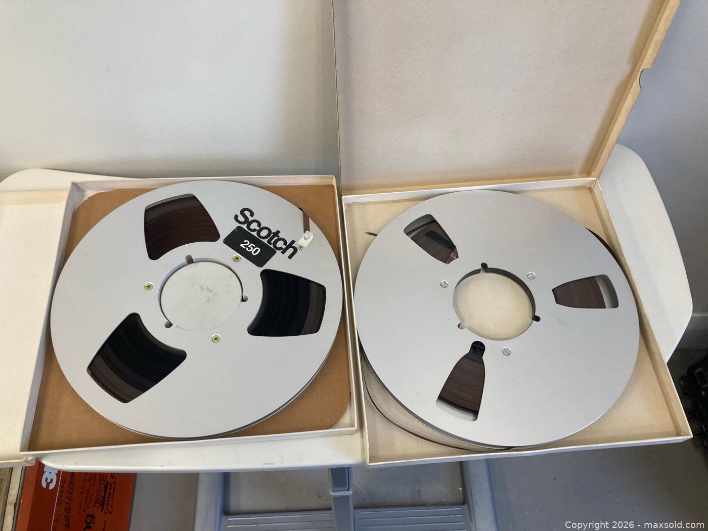 8 quarter-inch audio tapes on 10.5-inch reels | Maxsold