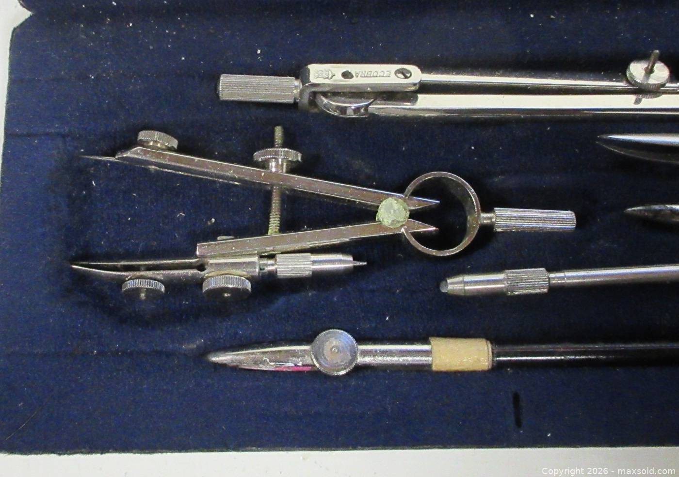 ecobra-drafting-compass-set-with-case-maxsold