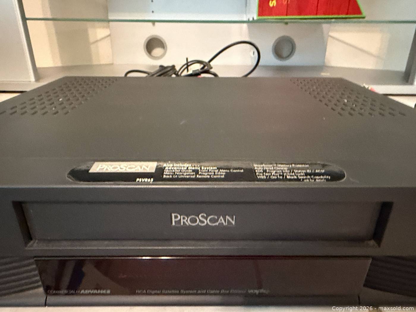 Protron Dvd ProScan VHS VCR and Protron PD-800 DVD/CD Player | Maxsold