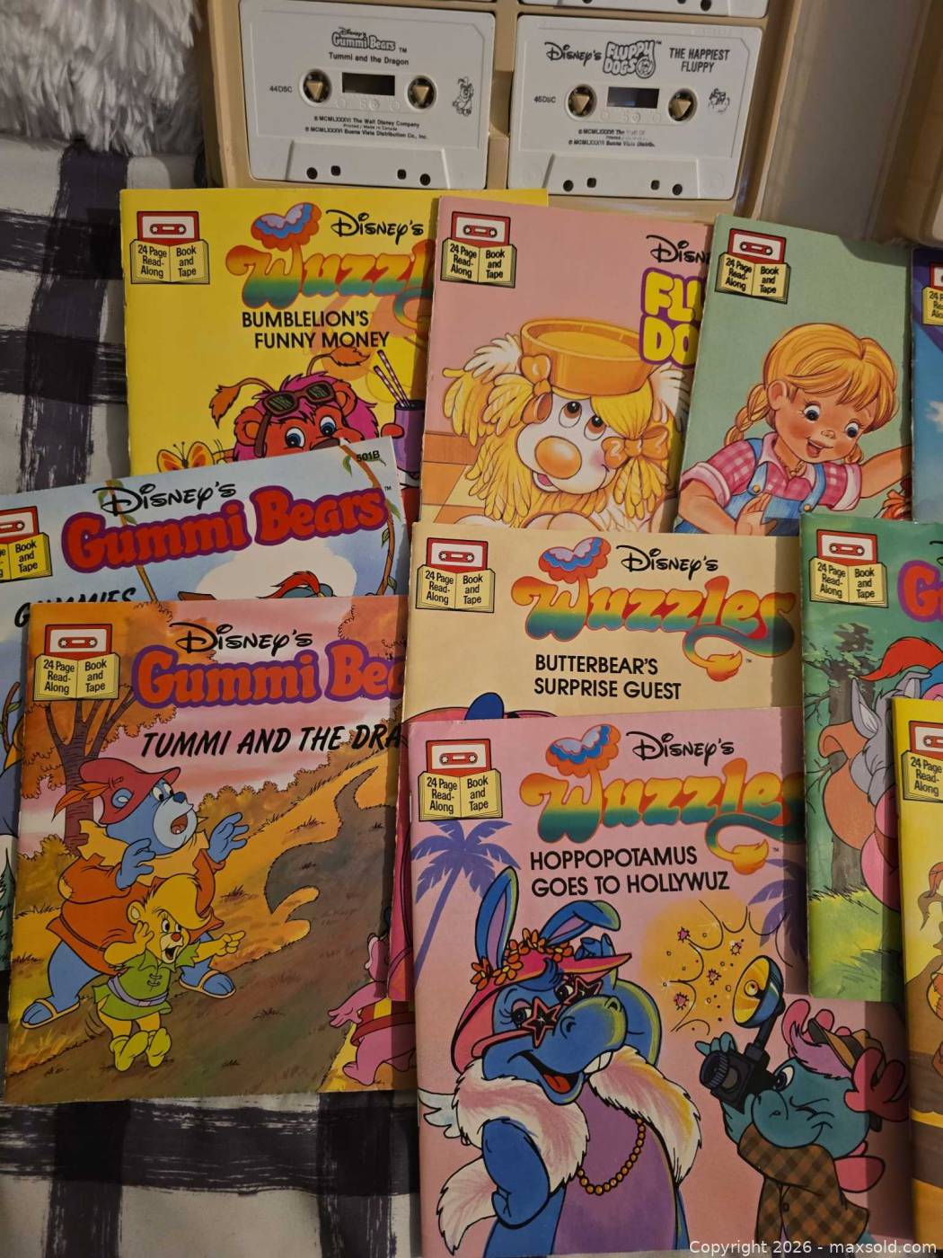 Walt Disney Read-Along Books & Cassettes Set NOS | Maxsold